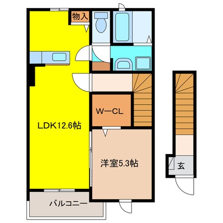 リュニック唯Ⅰの物件間取画像